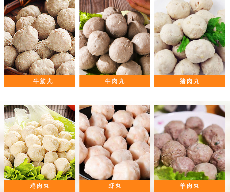 多种肉丸类型
