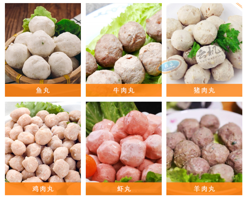 多种肉丸类型